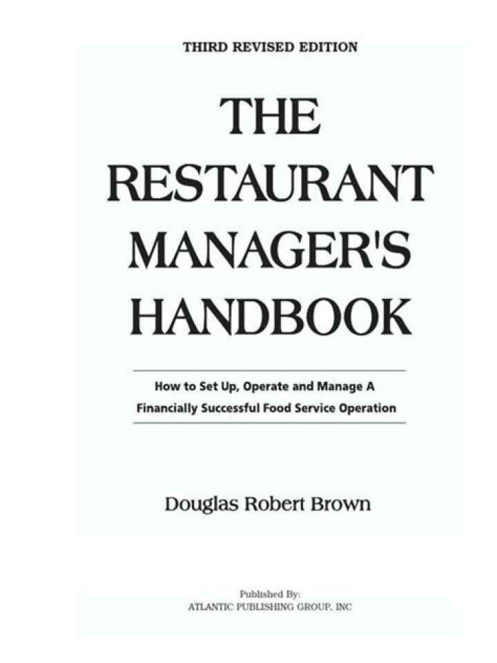 The Restaurant Manager’s Handbook: Free PDF Download