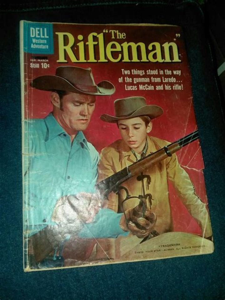 The Rifleman 2 (Dell 1960), Fine! Lucas McCain and son Mark Western