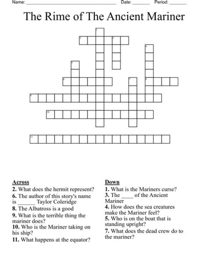 The Rime of the Ancient Mariner: Questions & Answers PDF with Key Insights