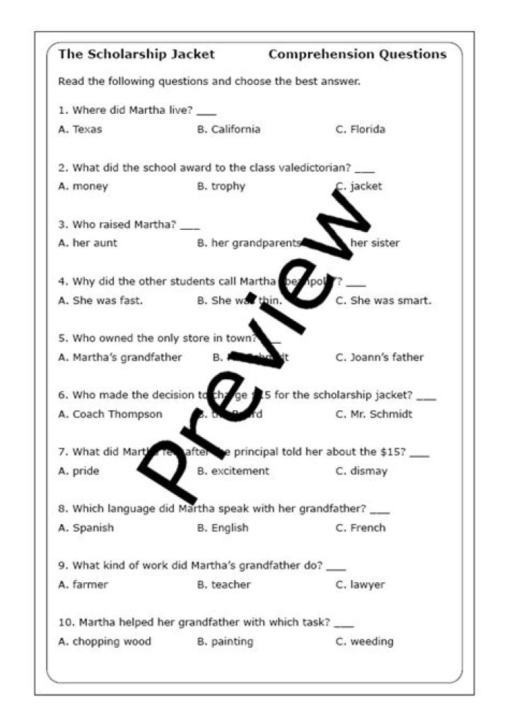 Scholarship Jacket Q&A PDF: Answers to All Your Questions
