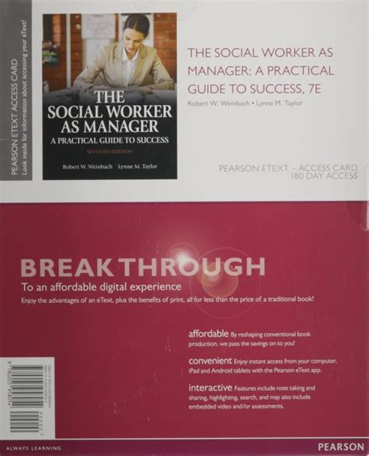 The Social Worker as Manager: Essential PDF Guide