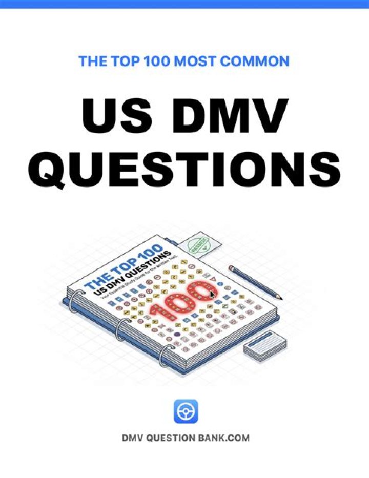 Top 100 Common US DMV Questions PDF – Save Time Studying