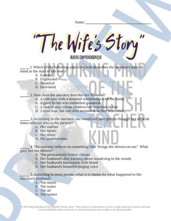 The Wife’s Story Questions PDF: Insightful Conversations to Explore