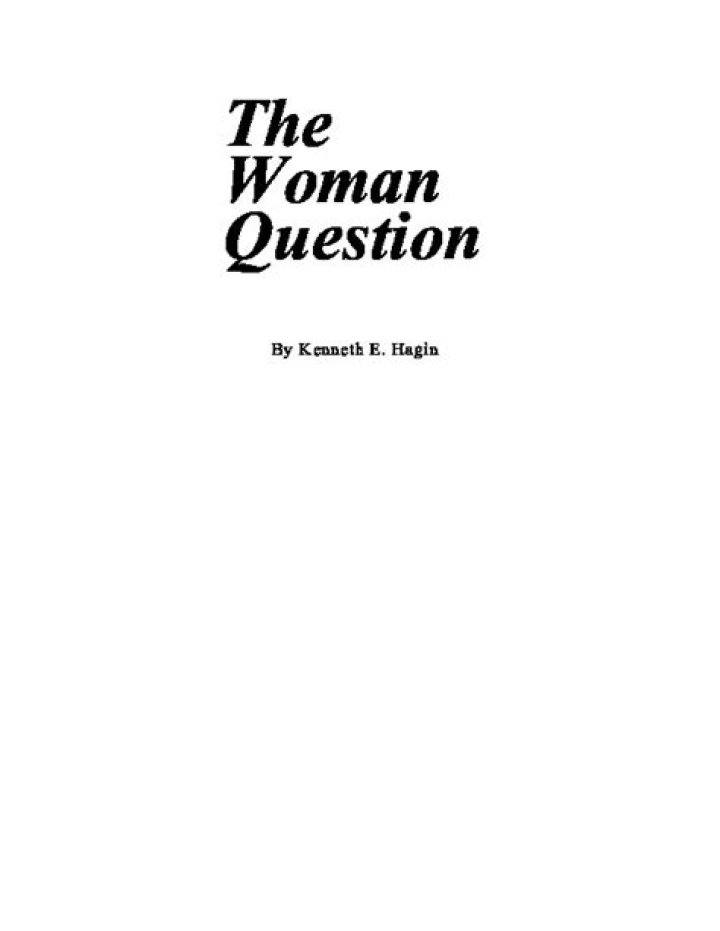 The Woman Question: Insights from Kenneth Hagin’s PDF Guide