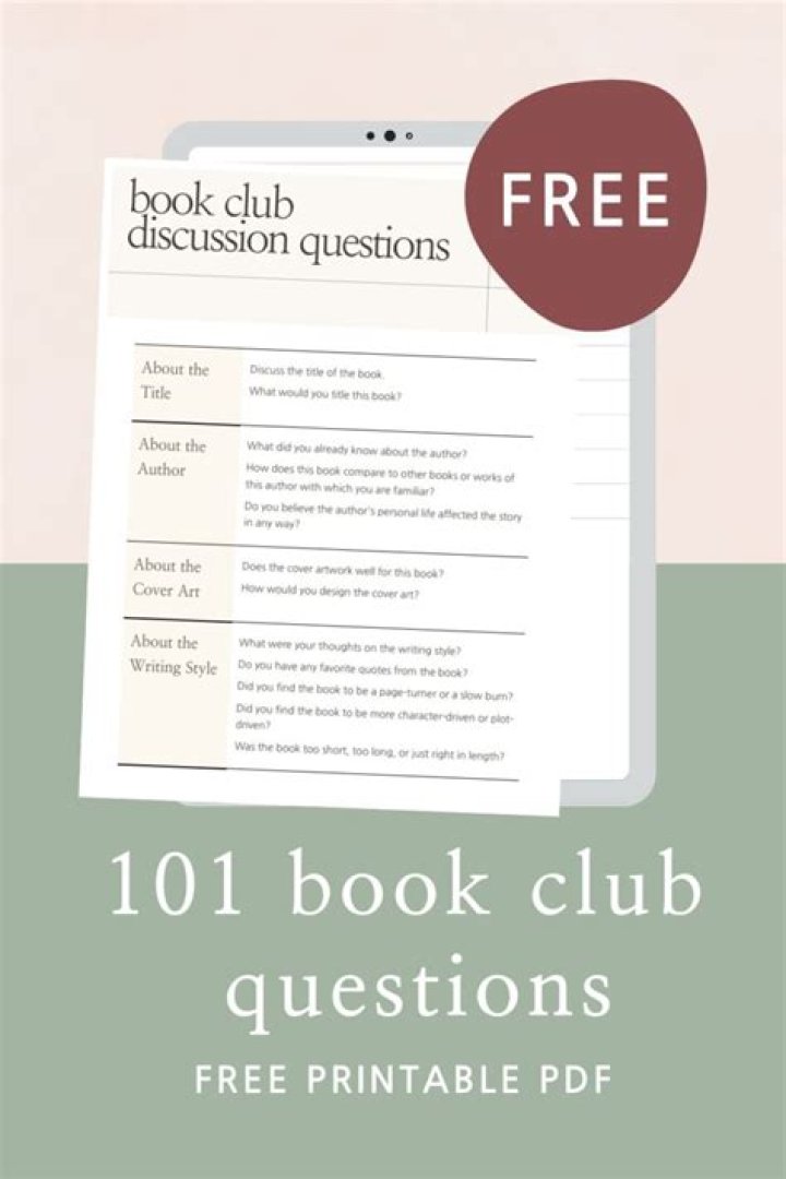 Free 2021 Women’s Book Club Questions PDF – Printable & Downloadable
