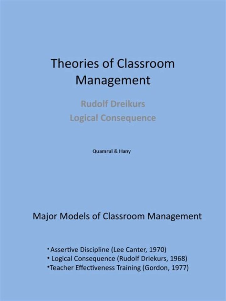 Theories of Classroom Management PDF: Essential Strategies for Teachers