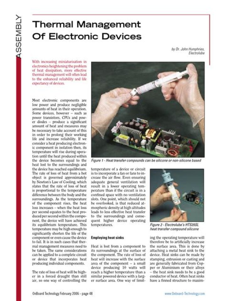 Thermal Management of Electronic Devices: Essential PDF Guide