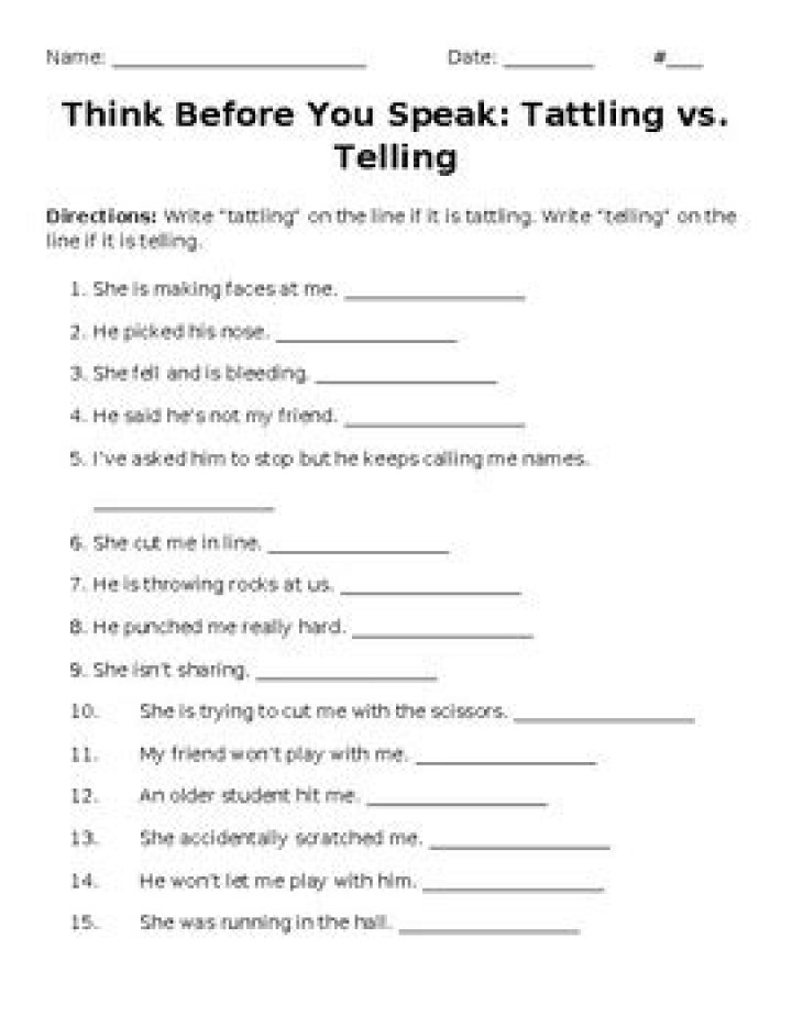Think Before You Speak: Free PDF Worksheet for Better Communication
