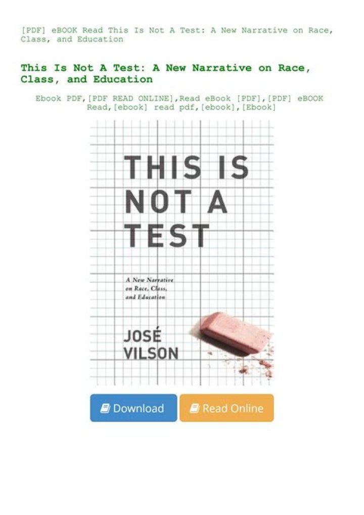 This Is Not a Test Book PDF – Real Reading Material