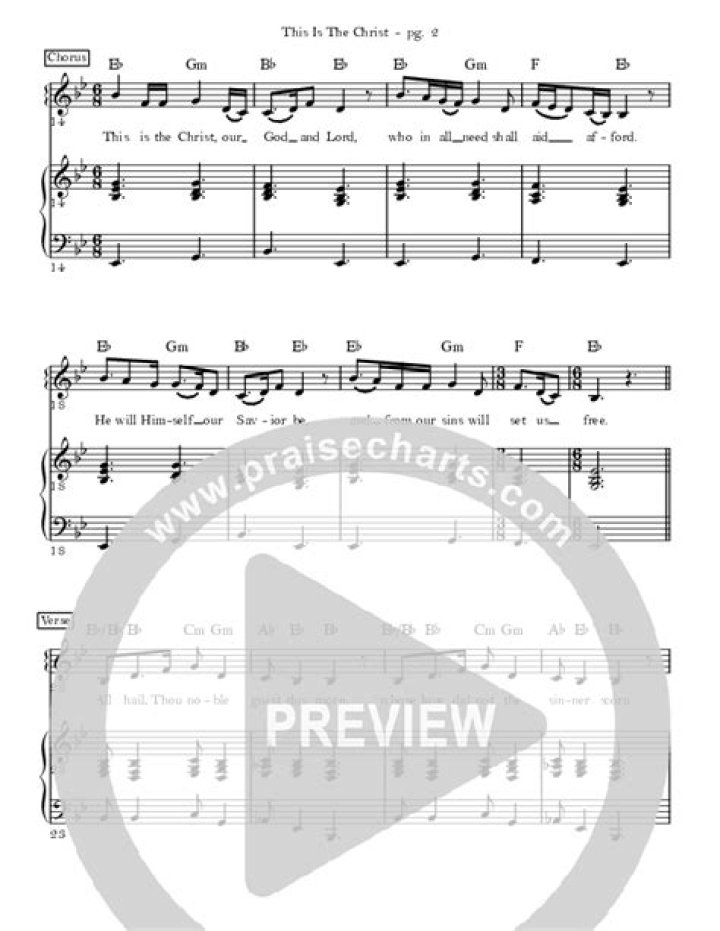 Download This Is the Christ Sheet Music PDF Instantly