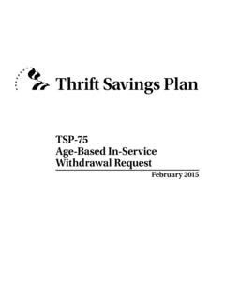 Thrift Savings Plan Withdrawal Terms PDF: Full Guidelines