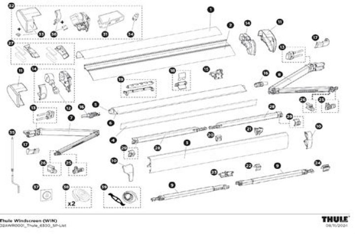 Thule Awning Parts List PDF – Complete Guide & Download
