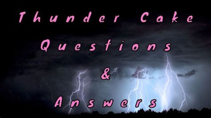 Thunder Cake Questions and Answers PDF – Expert Guide