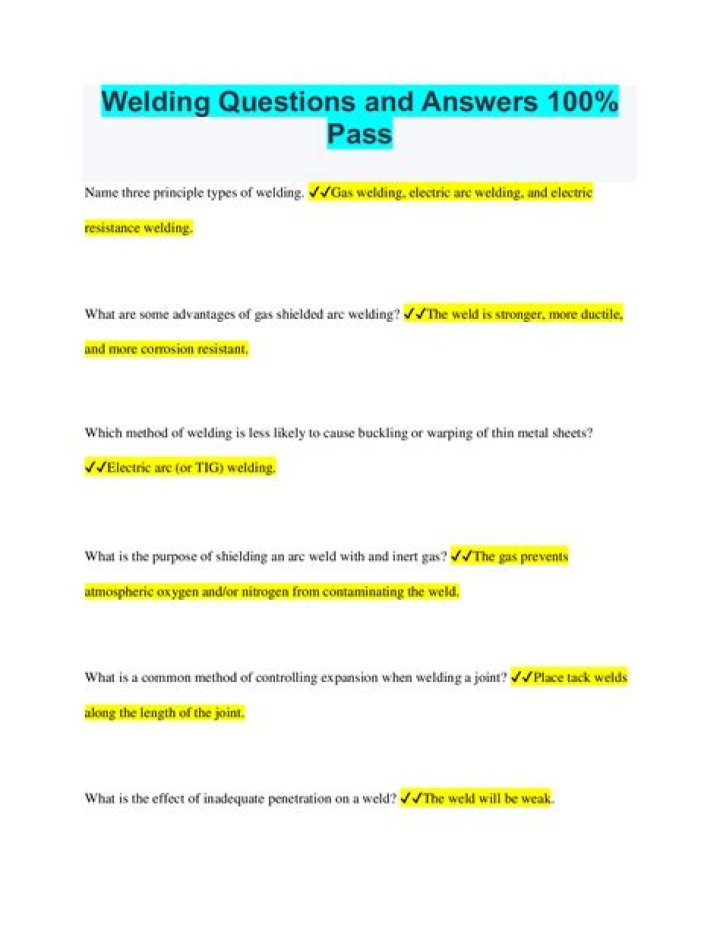 Tig Welding Questions and Answers PDF – Expert Guide
