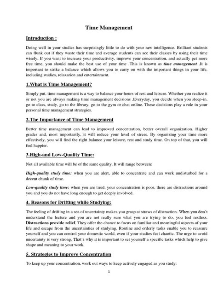 Master Time Management: Essential PDF Articles & Strategies