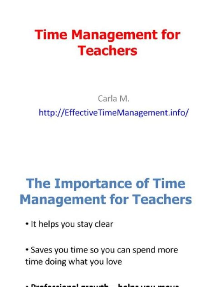 Time Management for Teachers: Essential PDF Guide