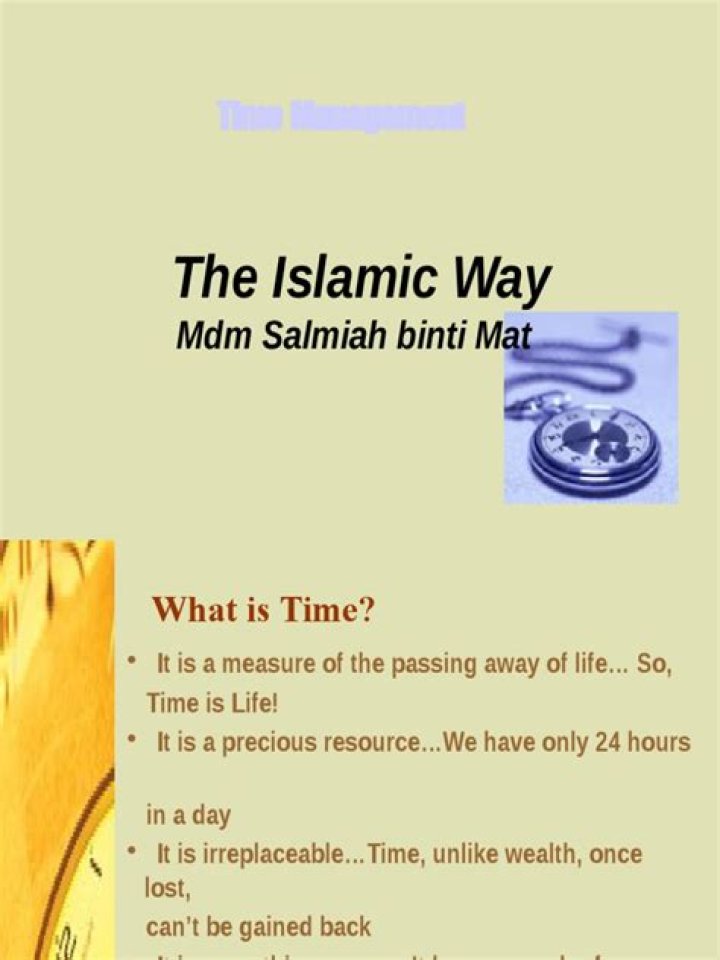 Mastering Time Management in Islam: A PDF Guide