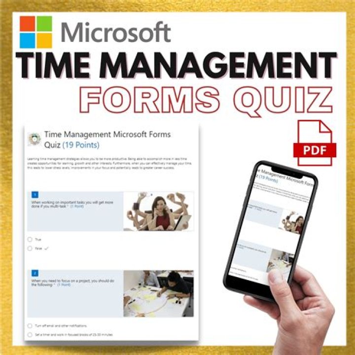 Time Management Quiz with Answers PDF: Test Your Productivity Skills