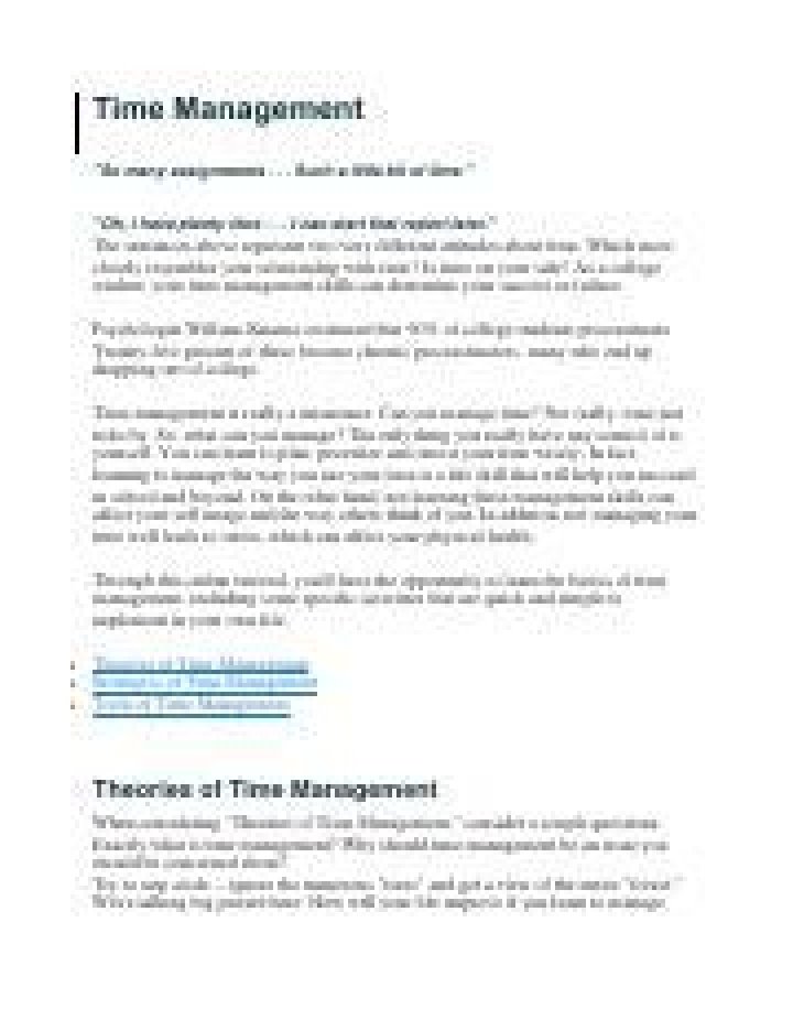 Master Time Management Theories: Essential PDF Guide