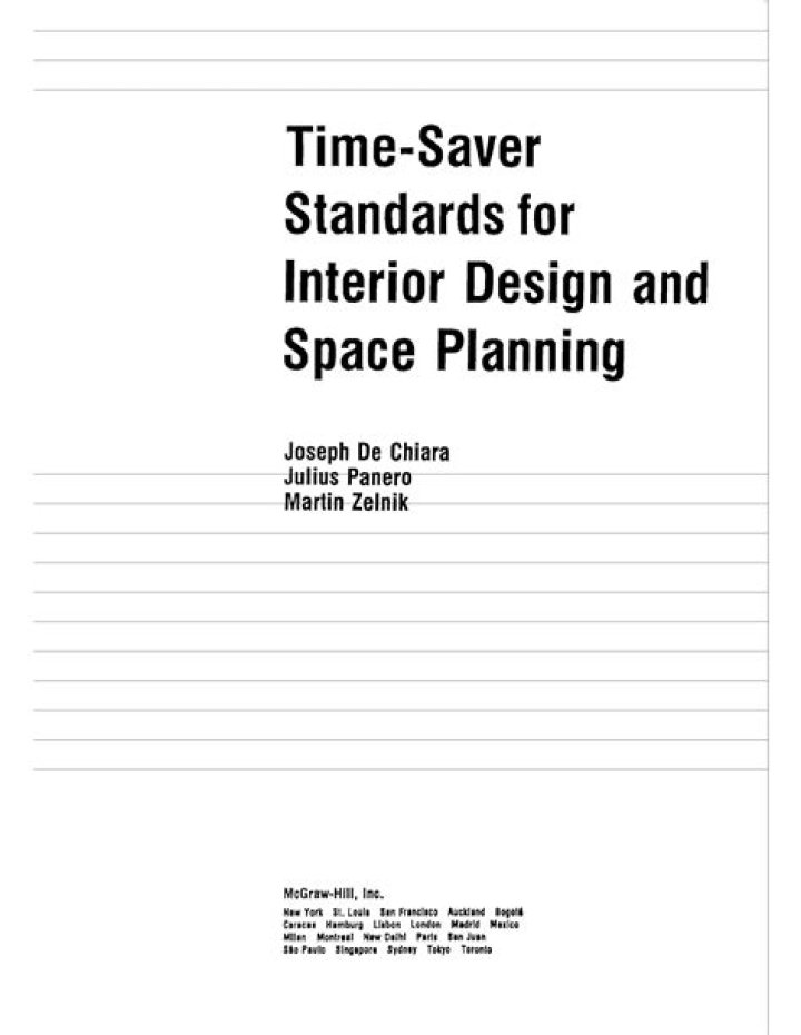 Time Saver PDF for Interior Design & Space Planning