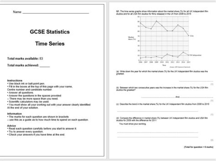 Time Series Exam Questions and Answers PDF – Instant Download