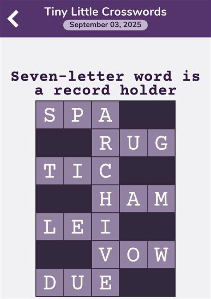Tiny Little Crosswords Answers Today – Free PDF Download