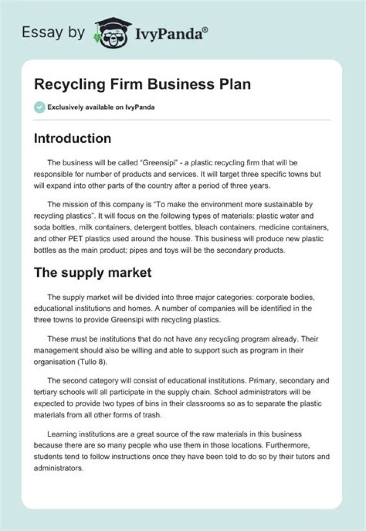 Tire Recycling Business Plan PDF: Profitable Startup Guide