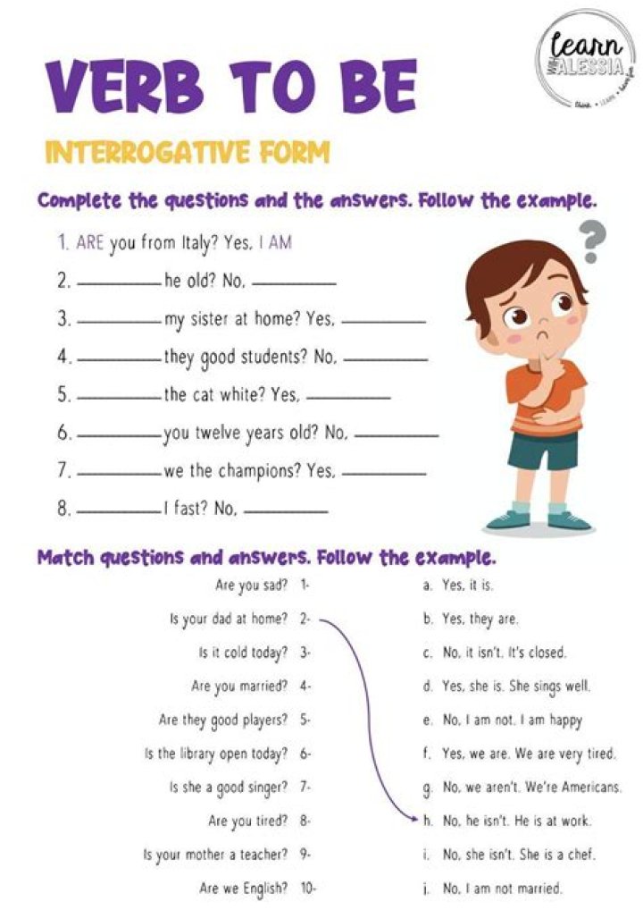 To Be or Not to Be Worksheet PDF – Free Download