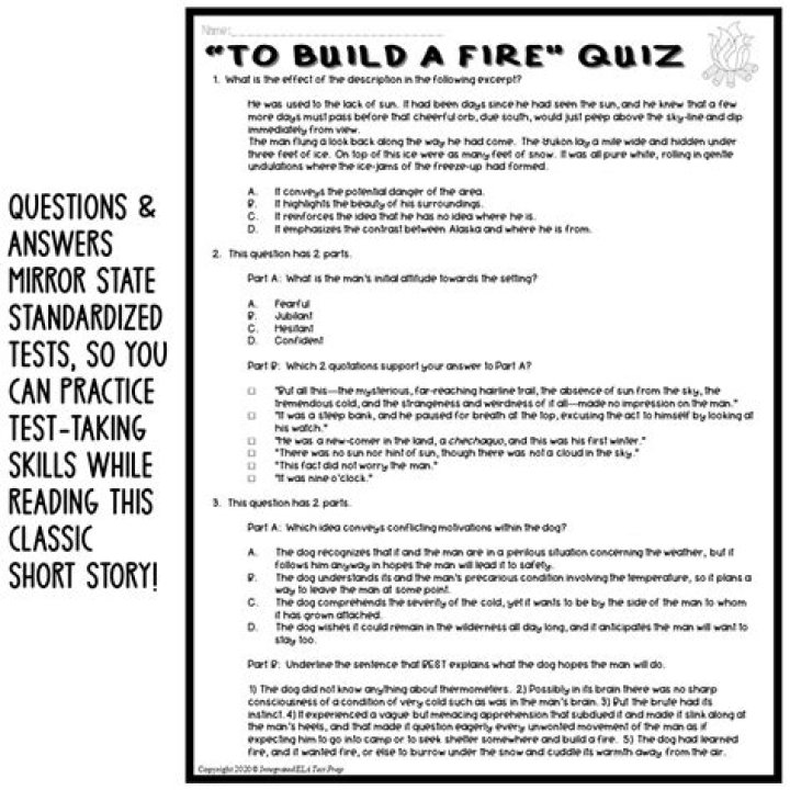 To Build a Fire PDF Answers: Expert Guide & Downloadable PDF