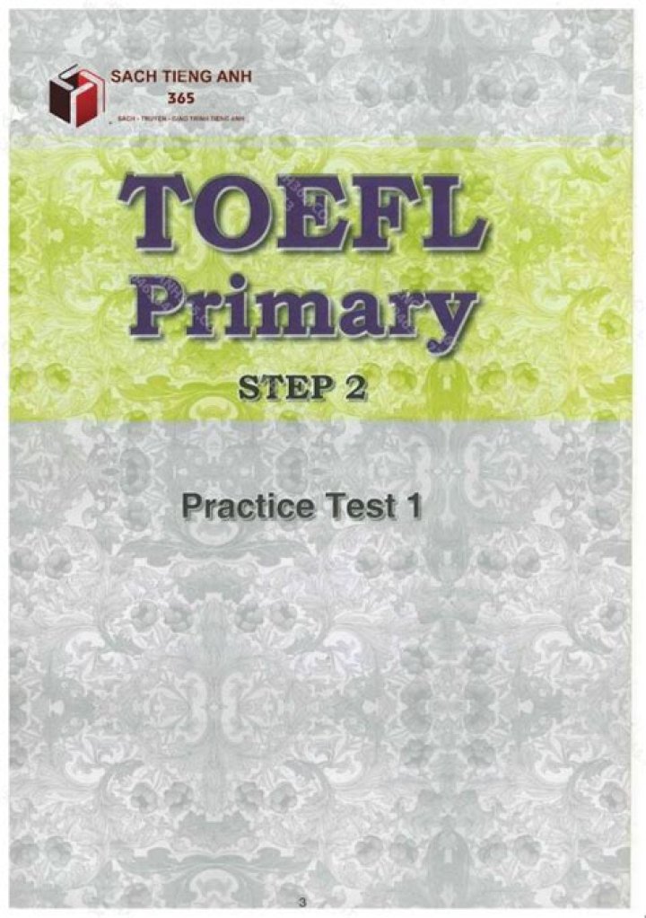 Toefl Primary Practice Test PDF – Instant Download