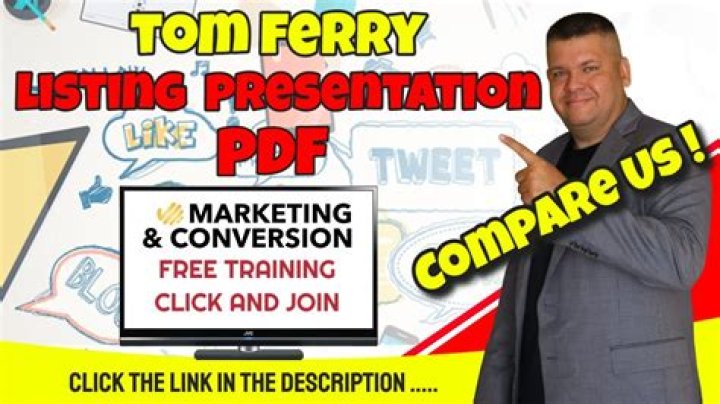 Tom Ferry Ferry Listing Presentation PDF – Full Transit Details & Scheduling