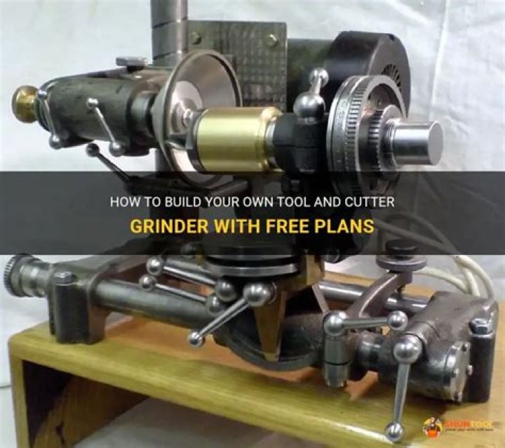 Tool and Cutter Grinder Plans PDF – Free Download