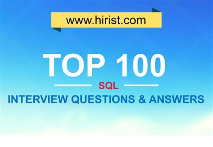 Top 100 SQL Interview Questions & Answers PDF for Mastery