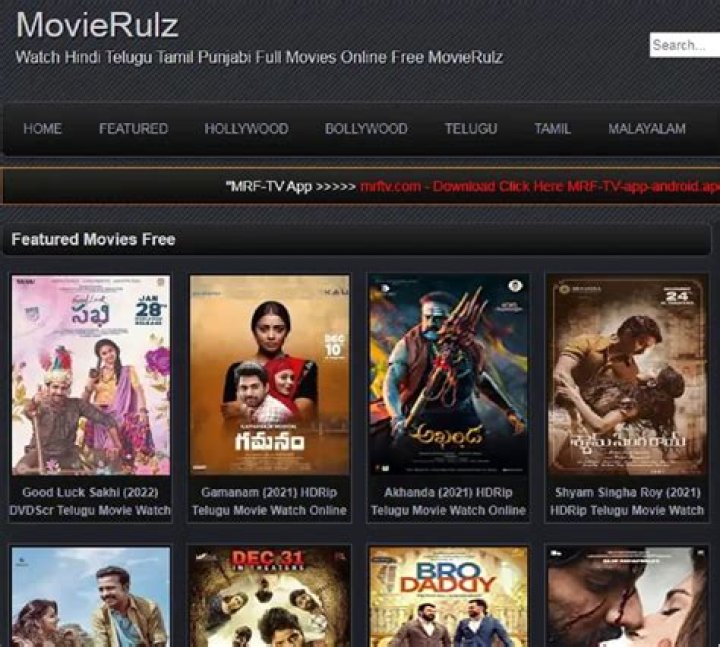 Top 13 sites like Movierulz Website Best Movierulz Website