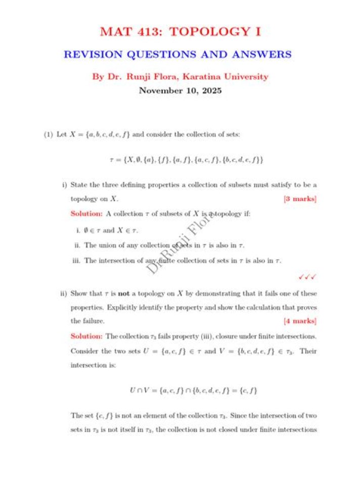 Topology Questions & Answers PDF – Expert Study Guide