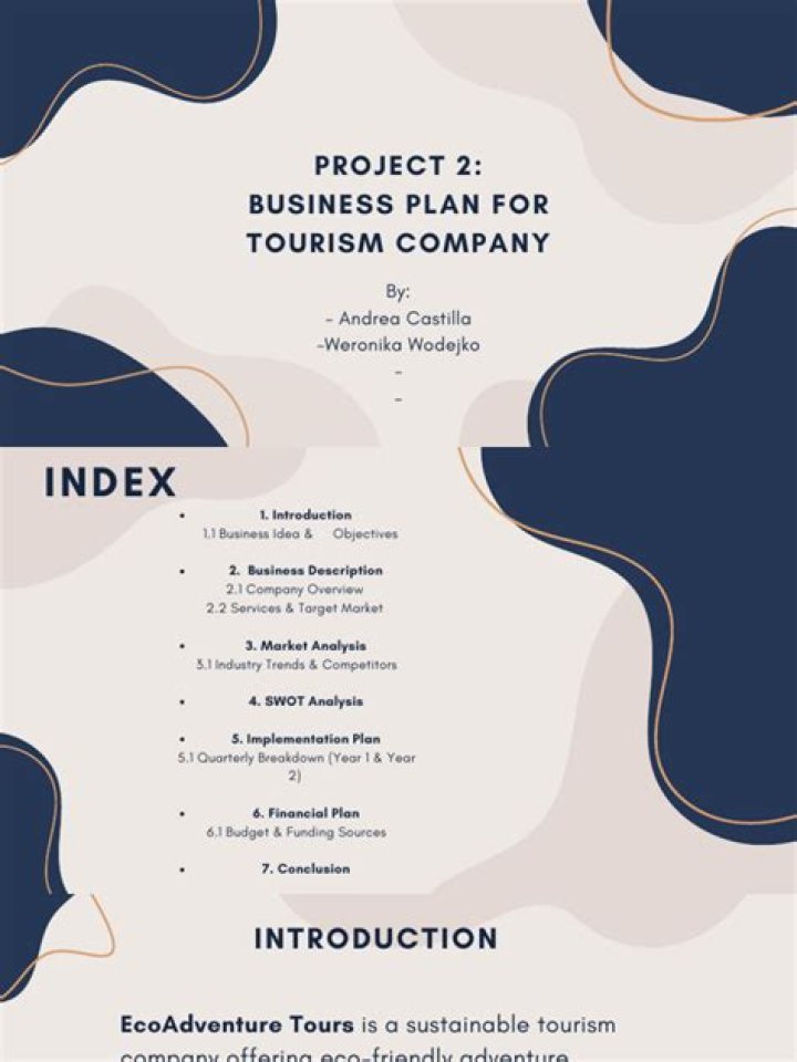 Free Tourism Business Plan PDF – Step-by-Step Guide for 2025
