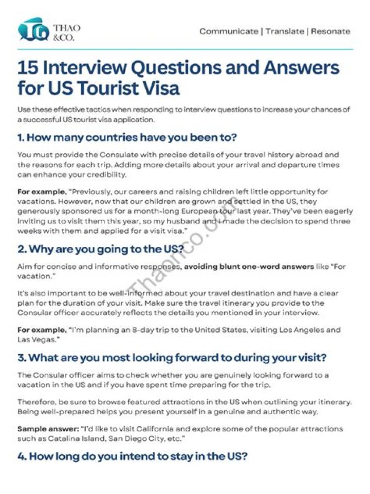 Essential Tourism Interview Questions and Answers PDF