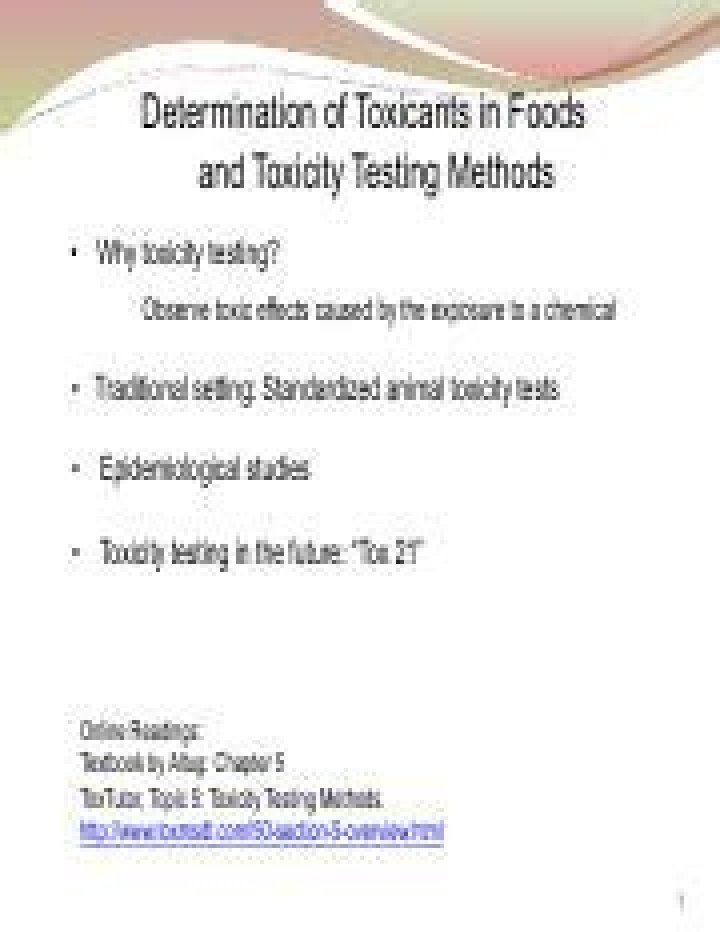 Toxicity Testing Methods PDF: Complete Guide & Protocols