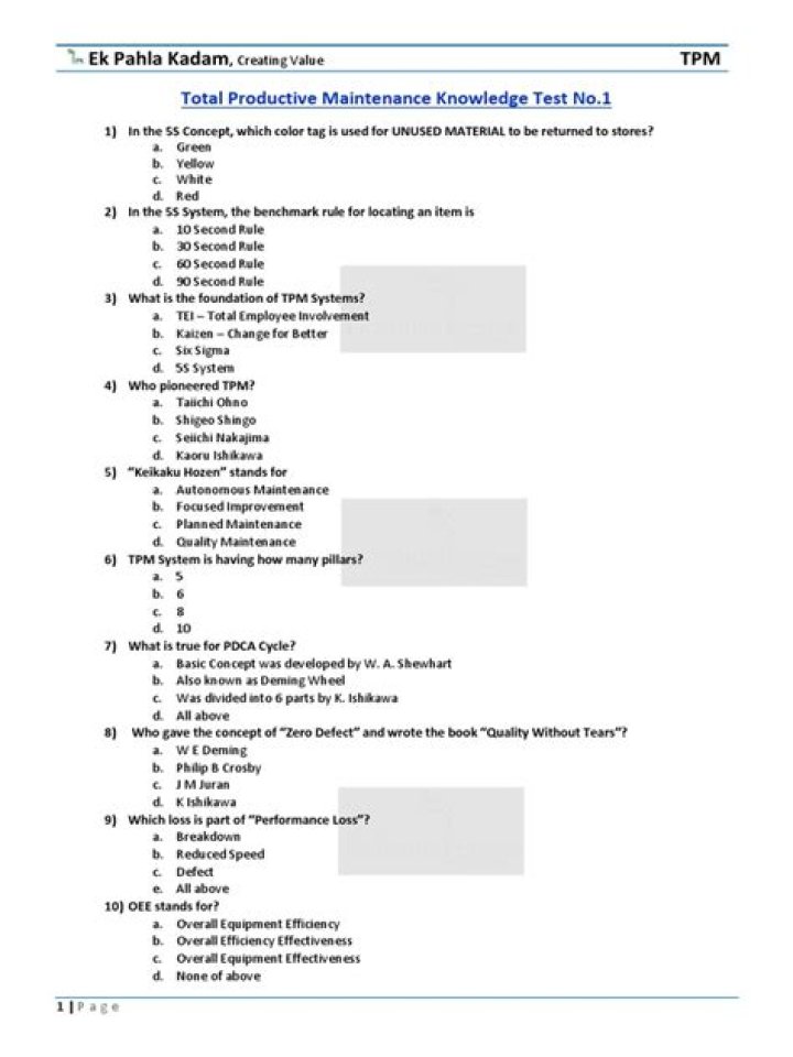 TPM Questions and Answers PDF: Expert Answers for Clear Understanding