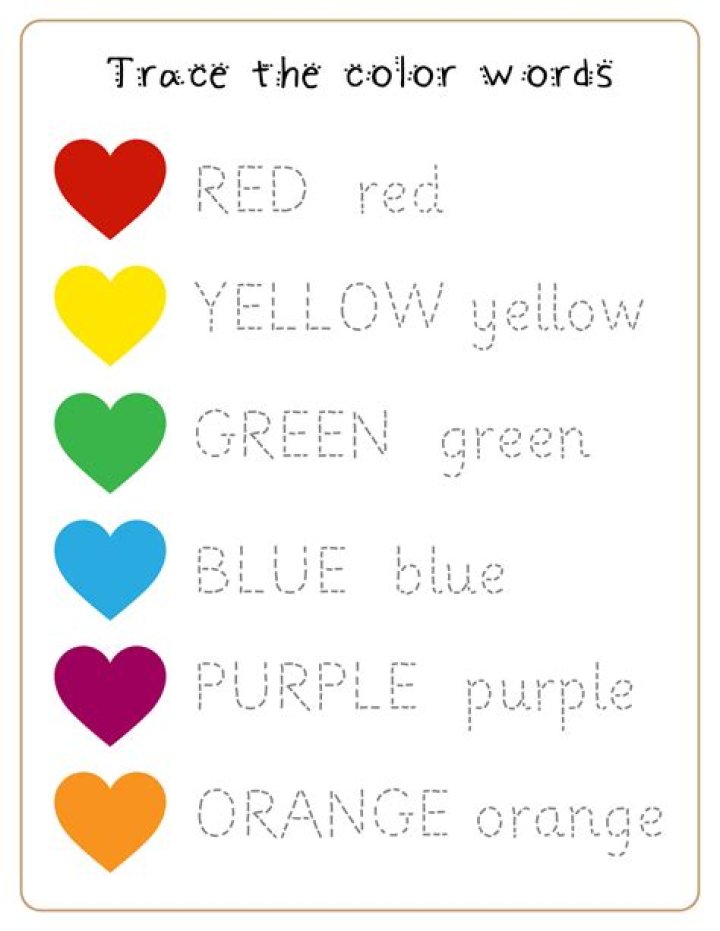 Trace & Color Worksheets for Preschool PDF – Free Printable Worksheets