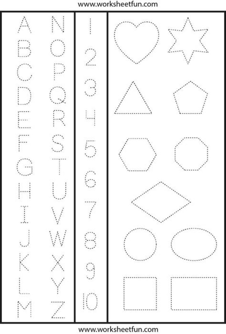 Free Preschool Tracing Letters Worksheets for Ages 3-4 – Download PDF Now