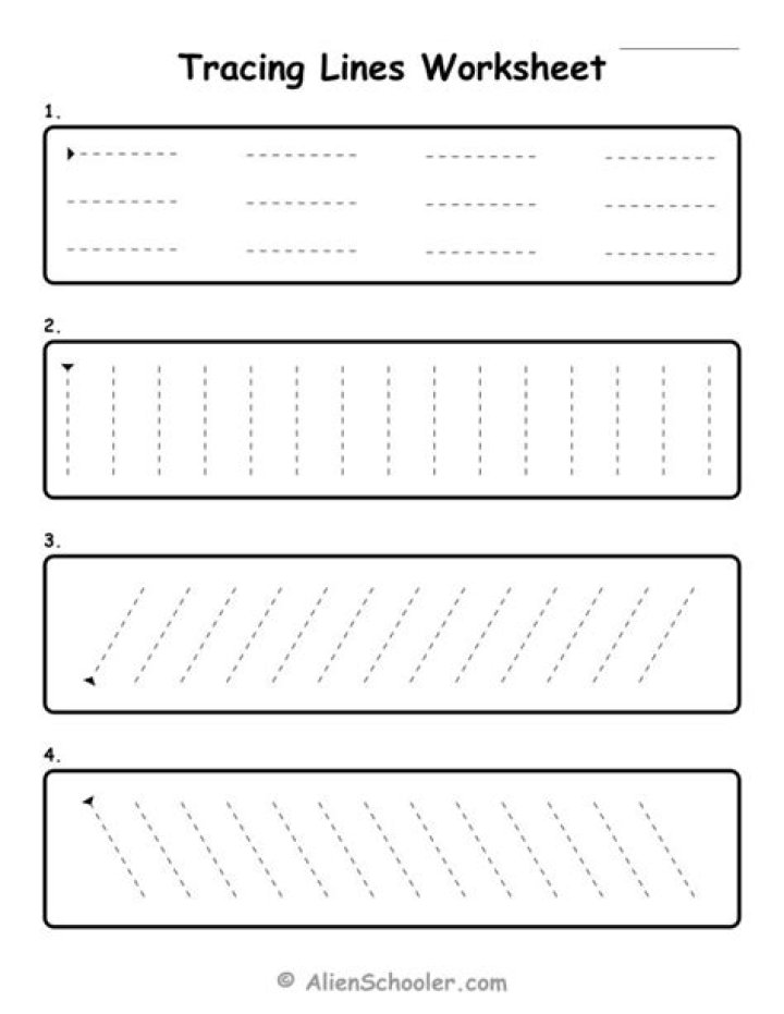 Tracing Lines Worksheets for Preschool PDF – Easy Fine Motor Practice