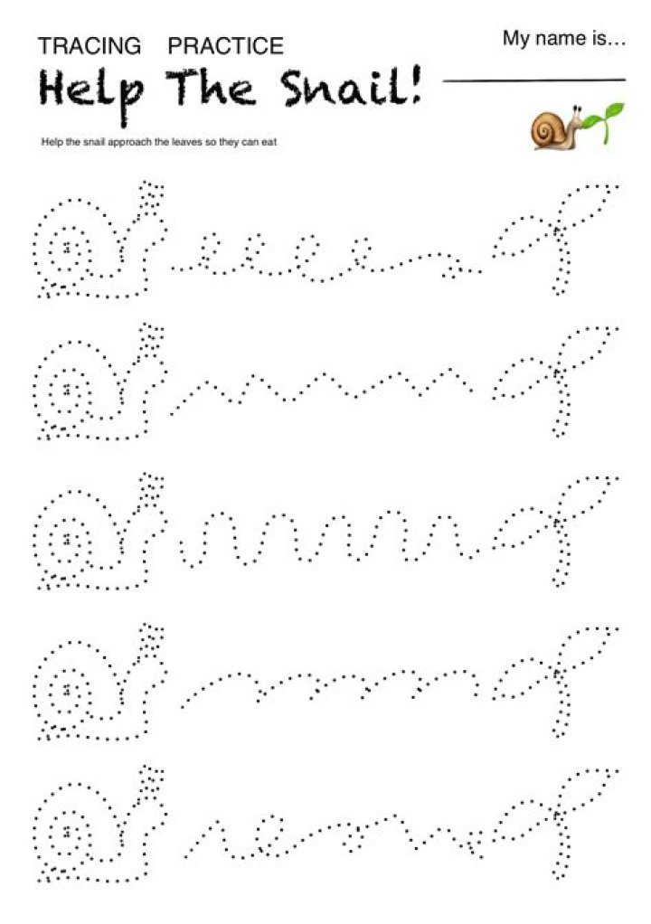 Tracing Preschool Worksheets PDF – Free Printable Tracing Sheets