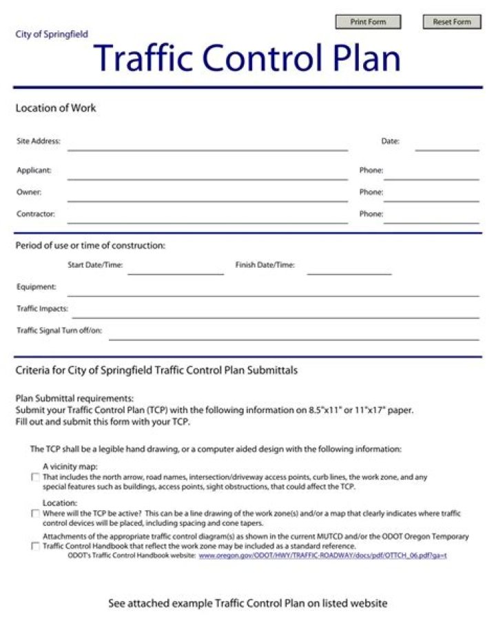 Traffic Control Plan PDF – Download Official Emergency Traffic Management Guide