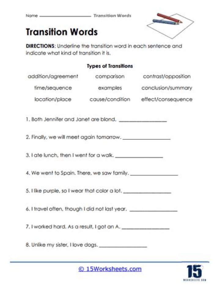 Free Transition Worksheet PDF – Easily Manage School or Work Transitions
