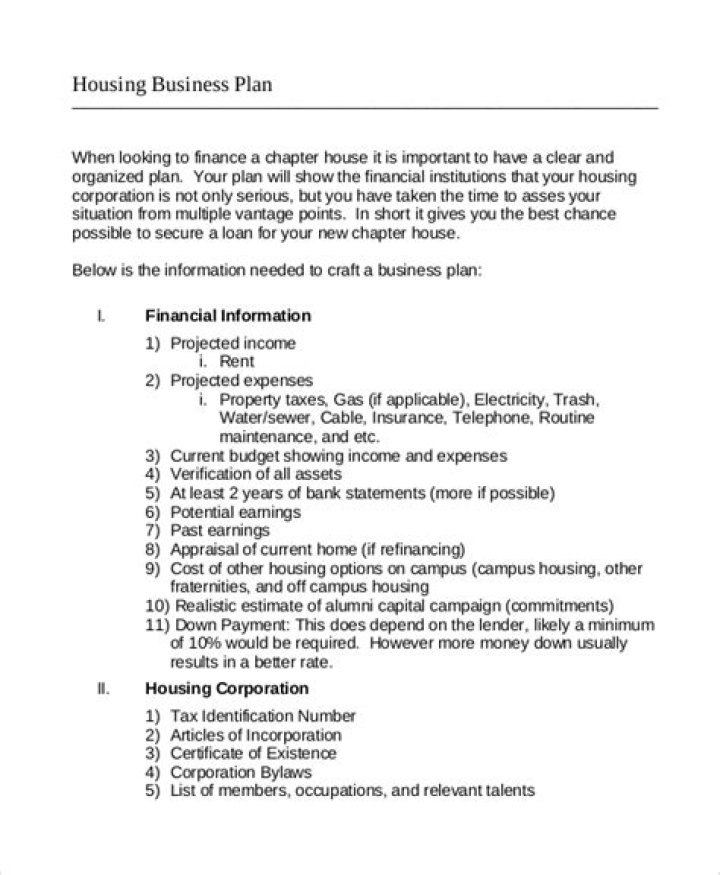 Transitional Housing Business Plan PDF: Step-by-Step Guide
