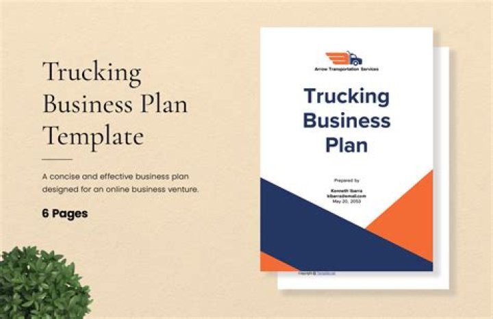 Transport Company Business Plan PDF for Successful Startup