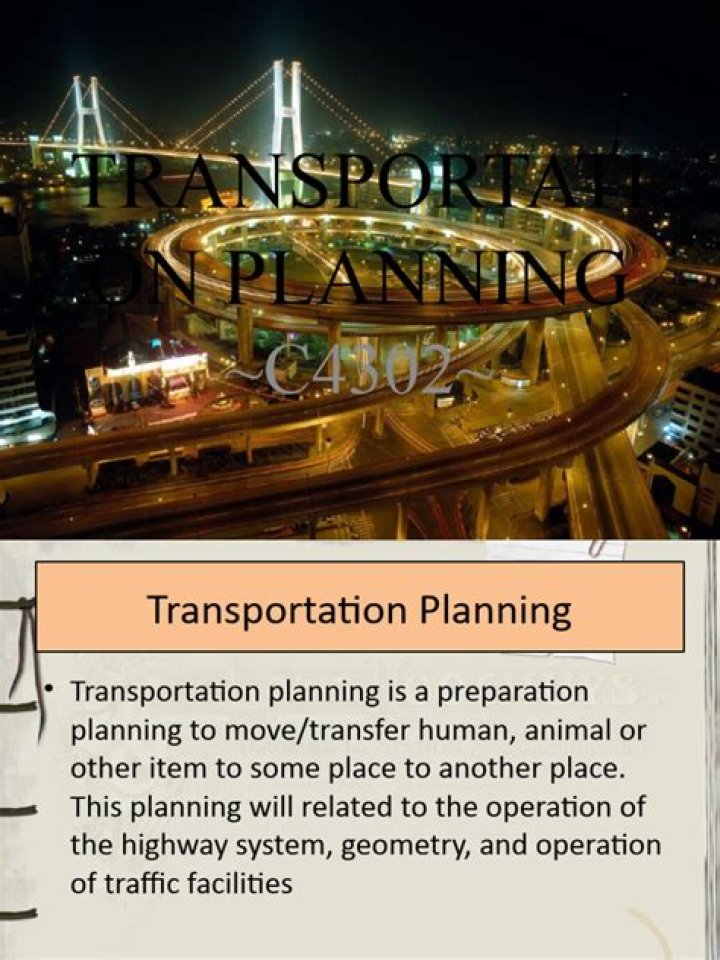 Transportation Planning Process PDF: Step-by-Step Guide