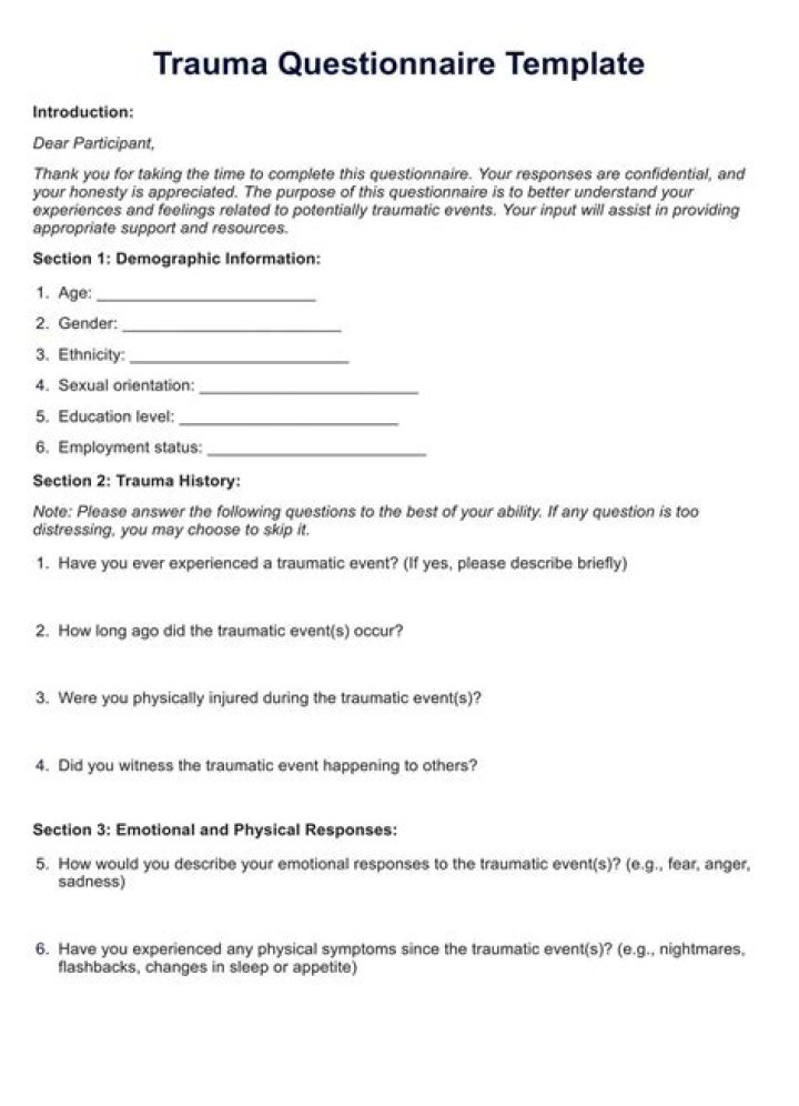 Trauma Questions and Answers PDF: Essential Guide for Healing