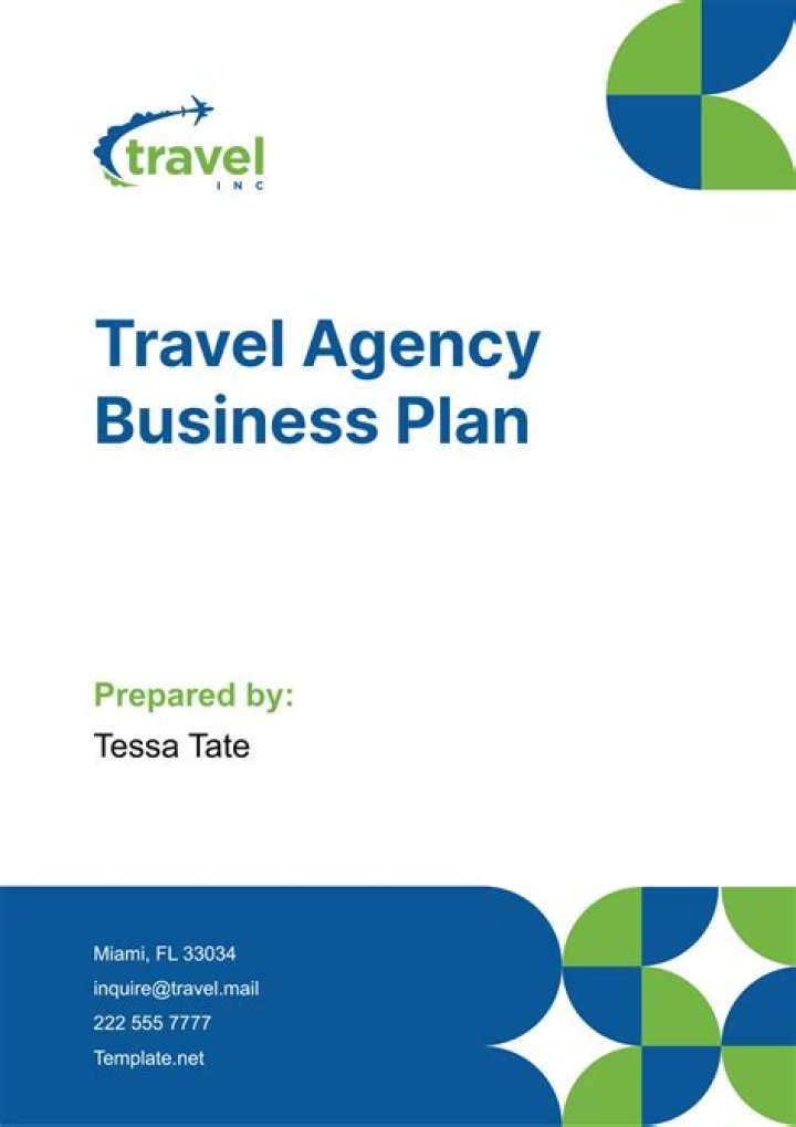 Travel Company Business Plan PDF: Step-by-Step Guide